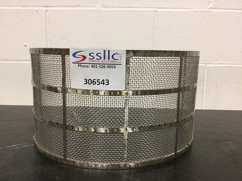 thumbnail image 2 of New Fitzmill Replacement Screen PN 1536-XXXX - Fits D6, D6A, DS6, DASO6 - 300 Series Stainless Steel 2 of 5